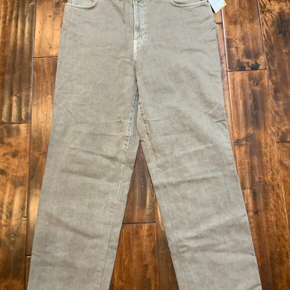 The Row Light Brown High Rise Wide Leg Relaxed Fit Jeans, Size 10 - Picture 1 of 6